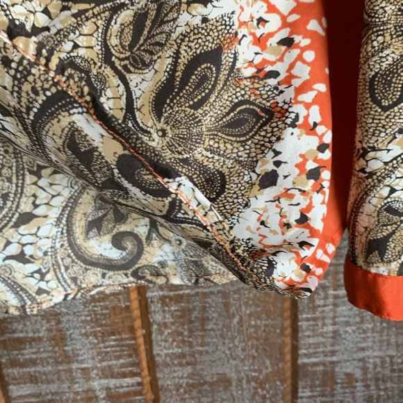 Liz Claiborne womens long sleeve blouse size medium career fall Thanksgiving - Picture 10 of 12